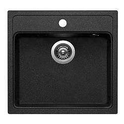 Zlewozmywak Pyramis CAMEA 1B 50x53 CZARNY